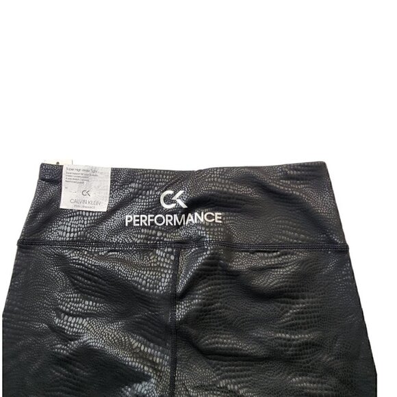 Calvin Klein Performance Jumbo-Logo High Waist‎ Leggings Size Medium - Picture 4 of 9